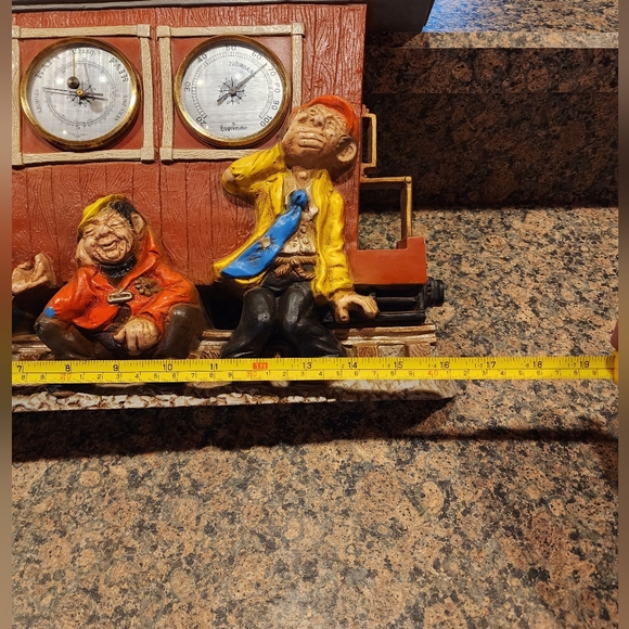 New Haven Vintage Train/Hobo Thermometer/Barometer - Picture 4 of 6